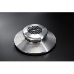 Furutech featuring stainless and carbon finish with piezo damping base, Monza Lp Stabilizer
