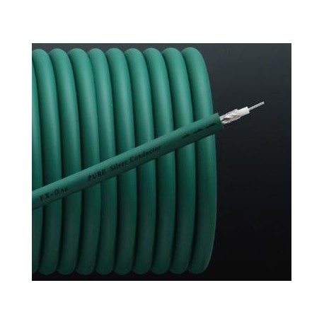 Furutech Coaxial Digital & Visual Cable(Pure Silver Conductor+Teflon) (50m/R) , FX-Alpha-Ag