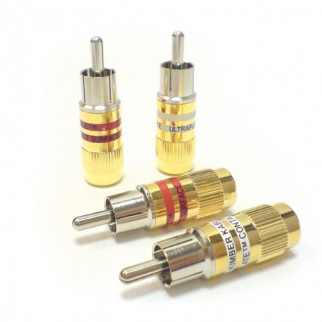 Loudspeaker cables connector MRCA-DIGITAL (pair) Gold