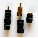Machined RCA plug for D-75 digital cable