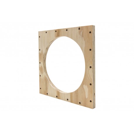 EarthquakeSound WBB-FP-6 Wood Front Plate with 206mm cutout hole