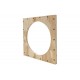 EarthquakeSound WBB-FP-8 Wood Front Plate with 244mm cutout hole