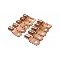 EarthquakeSound TC-0516 Copper 0/1 AWG Power Ring Terminal (10 Pieces)