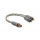 EarthquakeSound MTRCA-Y2M 1 Female / 2 Male Y-Connector with Gold Terminals