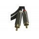 EarthquakeSound ST-2RCA RCA Gold Plated Copper Cable