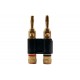 EarthquakeSound BAP-5 Dual High-Quality Gold Plated Speaker Banana Plugs