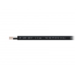 Oyaide In-Wall Power cable (Duplex)/Single-Core Speaker cable FF-20 V2, 1m