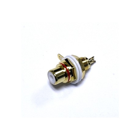 Hypex DIY Class D Connection material Goldplated RCA red