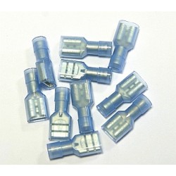 Hypex DIY Class D Connection material Mounting set blue faston 10pcs