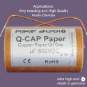 Rike Audio Copper/Paper/Oil Q-CAP2 PIO capacitor 0,068uF 600V
