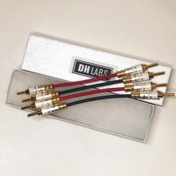 DH-Labs Silversonic OFH-12 Jumper Cables set with Locking banana