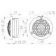 Bliesma Audio beryllium dome tweeter, Neo magnet 6Ohm, T25B-6