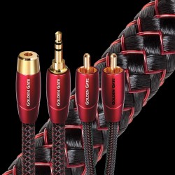 AudioQuest GOLDEN GATE 3,5mm Male Mini - 2-Male RCA 0,6m Interconnect Cable
