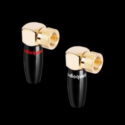 AudioQuest Right-Angle F and RCA Plugs F-90°