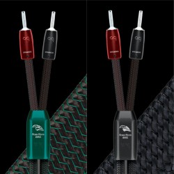AudioQuest Robin Hood ZERO BiWire COMBO (ZERO + BASS) 72v DBS 2m Pair Speaker Cable