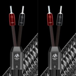 AudioQuest Dragon BiWire COMBO ZERO + BASS) 72v DBS 2m Pair Speaker Cable