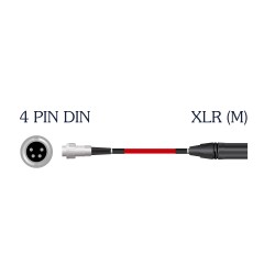 Nordost RED DAWN SPECIALTY 4 PIN DIN TO XLR (M) CABLE SET 1.25M