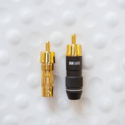 Machined RCA plug for BL-1 Series 2 and other 6mm cables
