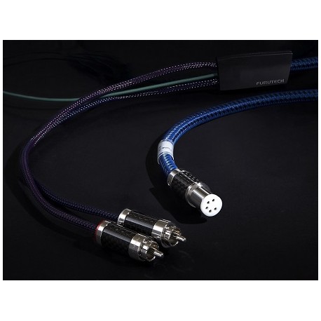 Furutech Ag-16 Silver-plated α (Alpha) OCC Phono Cable (DIN-RCA) (1.1m)