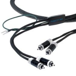 Furutech Project-V1-T Silver Hybrid phono Cable(DIN-RCA) (1.2m)
