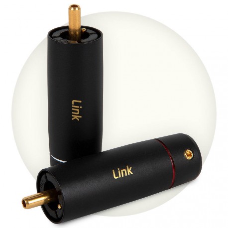 ETI Research LINK RCA Connector black/white