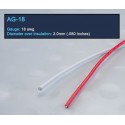 DH-Labs AG-18 Revelation series Pure Silver Hook up Wire. 23 gauge, 99.99% pure solid silver, Red