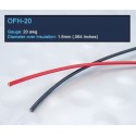 DH-Labs OFH-20 High performance hook up wire. 20 gauge silver plated OFC, Teflon insulation, Black