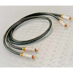 Air Matrix Interconnect, 1.5 meter pair terminated with with our ultimate HC Alloy RCA Locking RCA connector.