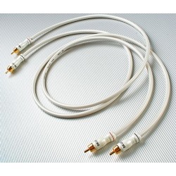 White Lightning Interconnect, 1.0 meter pair, terminated with RCA connectors