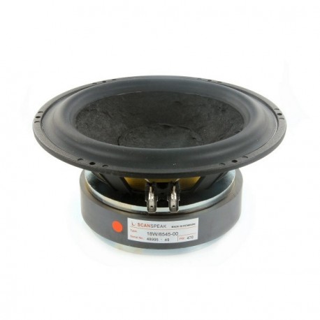 Scan-Speak Classic 6.5" Midwoofer - Carbon Firbre Cone 8 ohm, 18W/8545-00