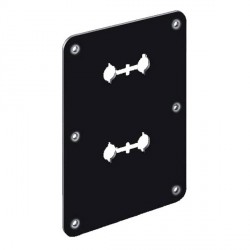 WBT Mounting plate Bi-wiring (for 4 Pole terminals) with slot hole for Impact sound interrupter WBT-0718, WBT-0531.15 (1pcs)