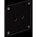 WBT Mounting plate Single (for 2 Pole terminals) with slot hole for Impact sound interrupter WBT-0718, WBT-0530.15 (1pcs)