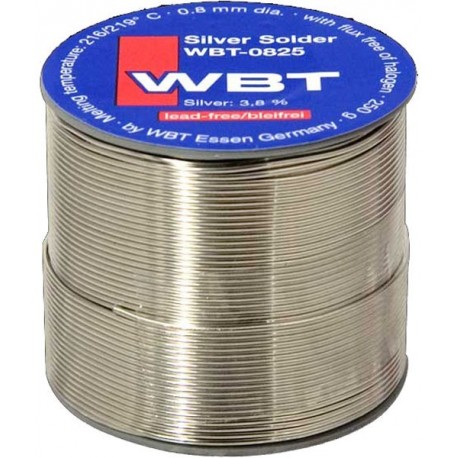 WBT Silver solder 250 g. 0.8 mm dia. lead-free, WBT-0825 (1pcs)