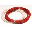 Auric ONHO mono crystal Hook-Up wire 21AWG stranded copper - Red, 1m