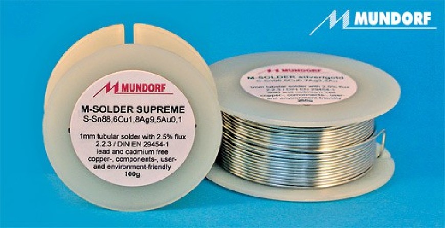 Mundorf Silver Gold Solder 330g spool, Sonic Craft